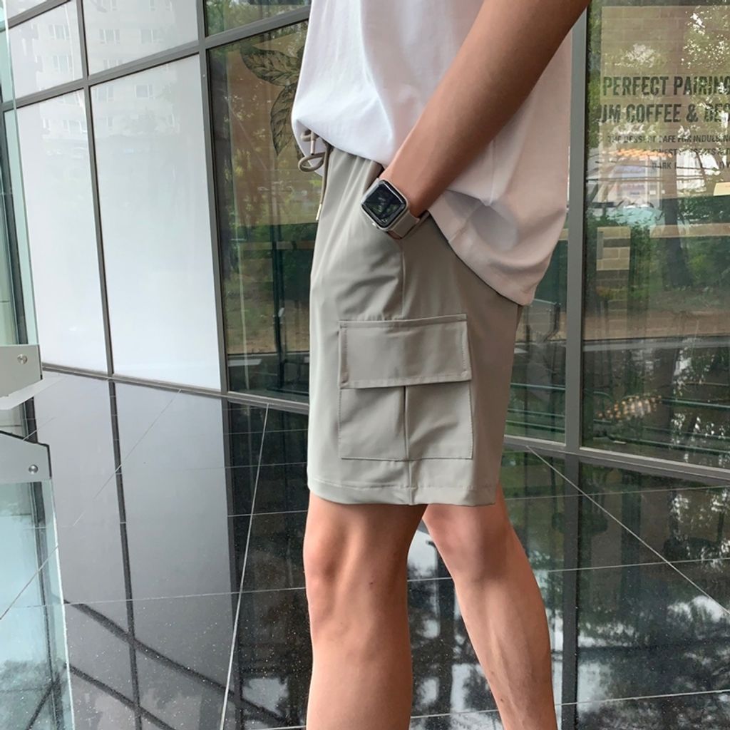 OPPAKOREA 涼感綁帶工裝短褲 (4色) (盛夏推薦!!!)