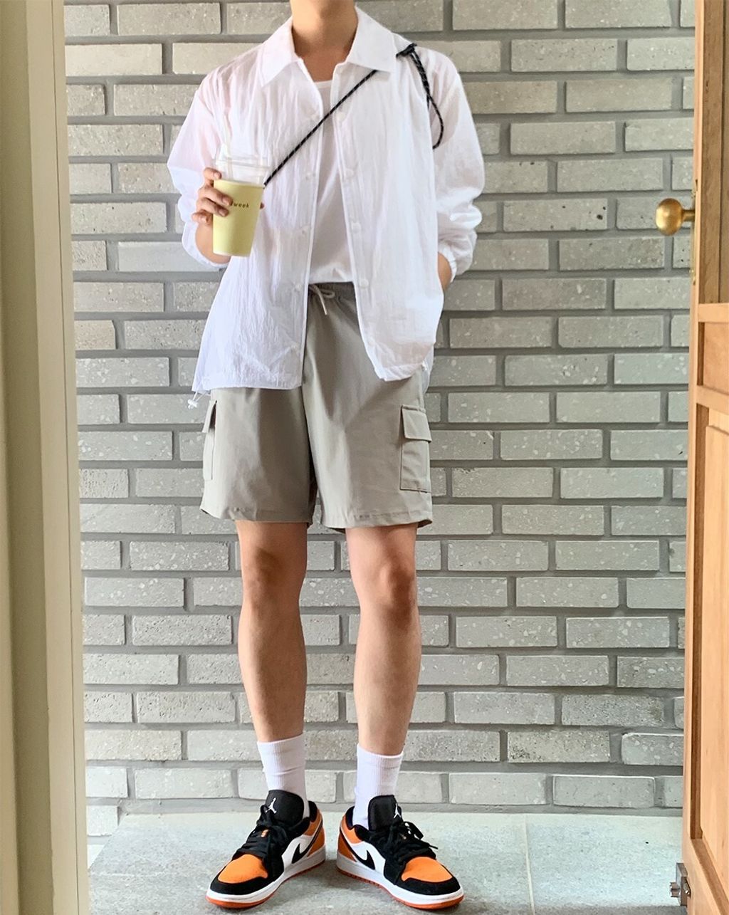 OPPAKOREA 涼感綁帶工裝短褲 (4色) (盛夏推薦!!!)