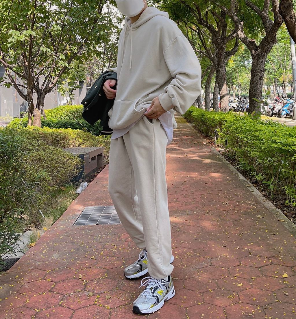 OPPAKOREA 綁帶水洗縮口棉褲 (4色) (可搭配套裝)