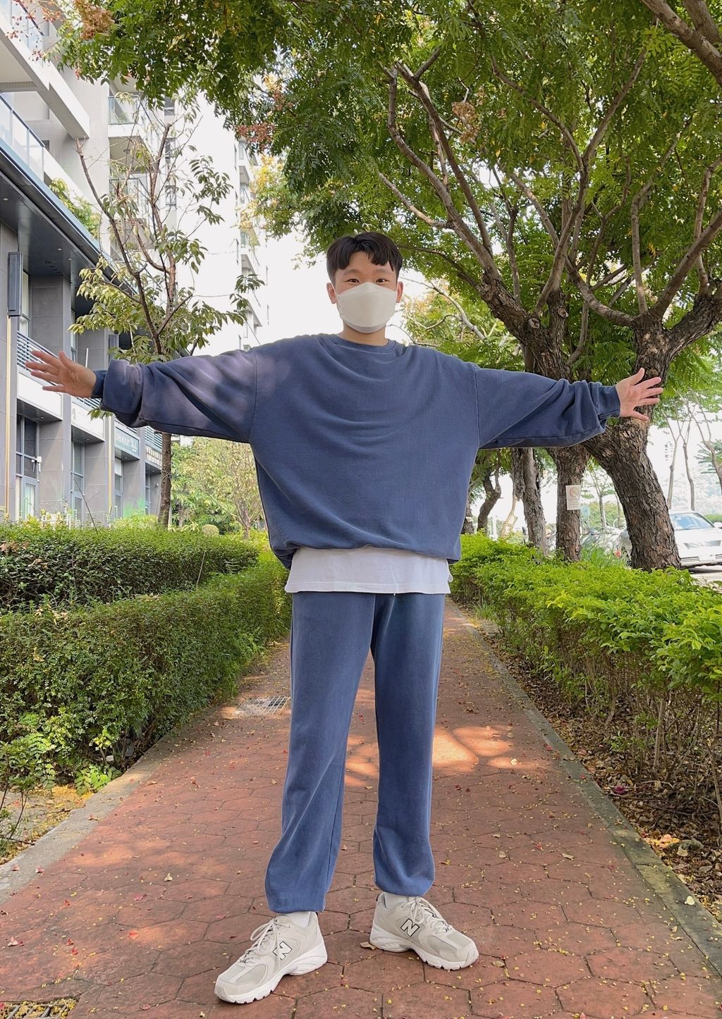 OPPAKOREA 水洗刷舊衛衣 (4色) (可搭配套裝)
