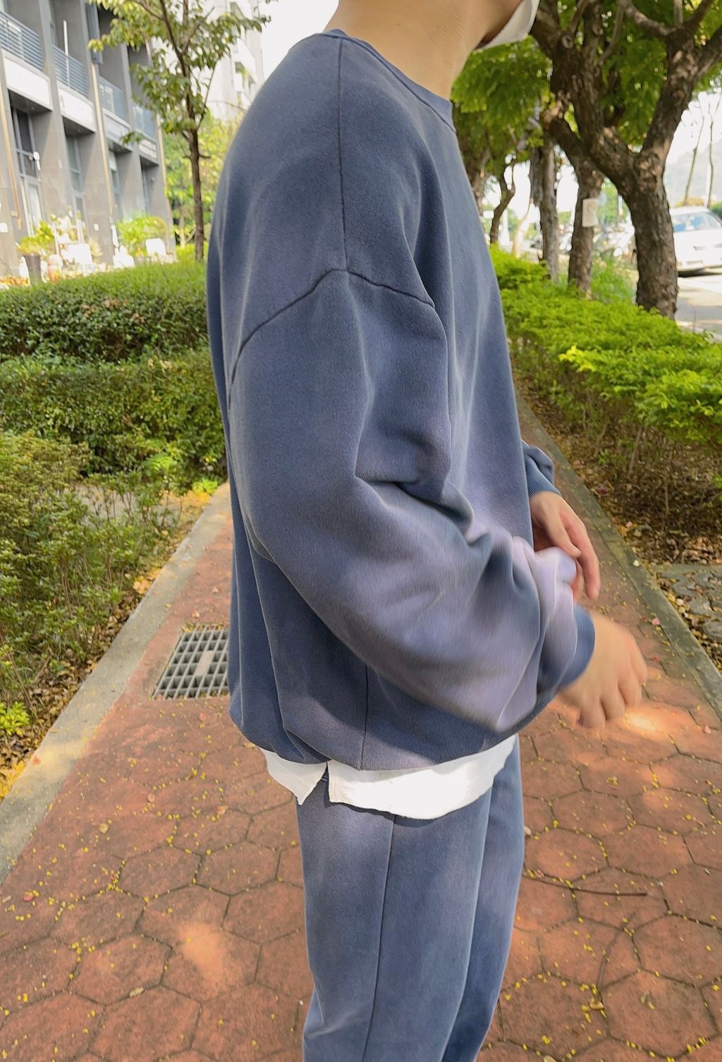 OPPAKOREA 水洗刷舊衛衣 (4色) (可搭配套裝)