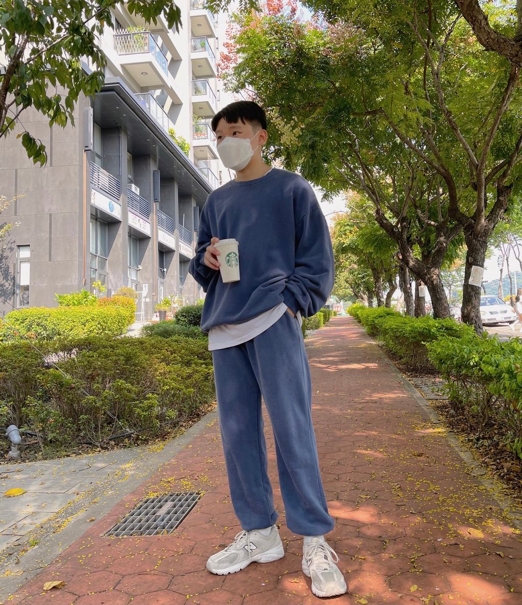 OPPAKOREA 水洗刷舊衛衣 (4色) (可搭配套裝)