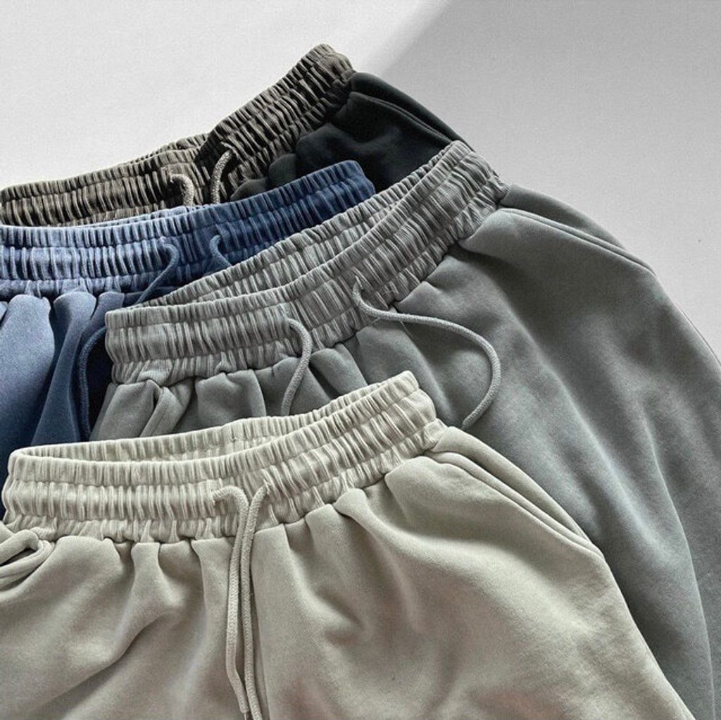 OPPAKOREA 水洗刷舊綁帶縮口褲 (4色) (可搭配套裝)