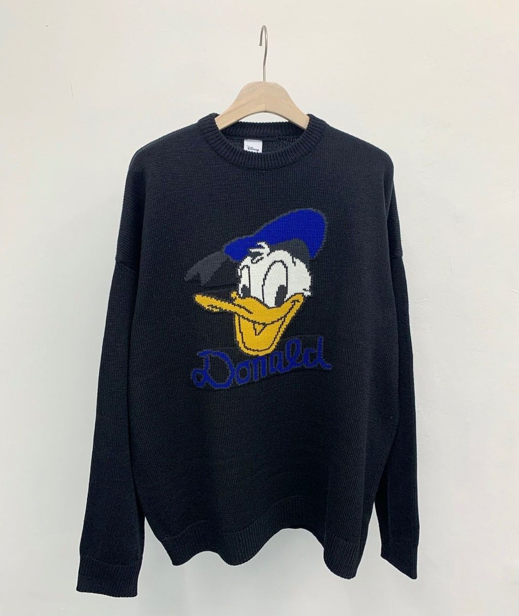 OPPAKOREA Donald 刺繡唐老鴨厚磅針織衫 (迪士尼正版) (4色)