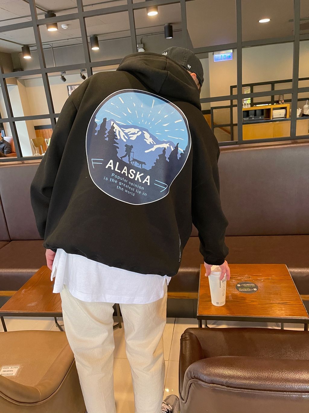 OPPAKOREA Alaska 刷毛連帽衛衣 (3色)