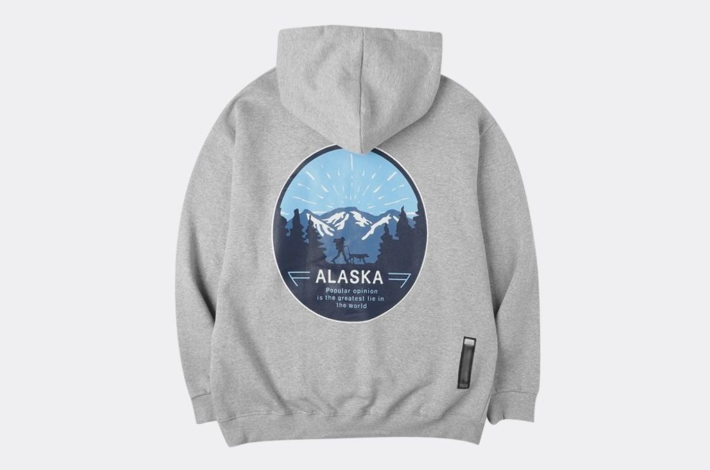OPPAKOREA Alaska 刷毛連帽衛衣 (3色)