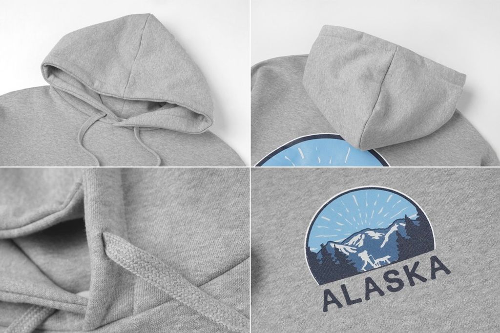 OPPAKOREA Alaska 刷毛連帽衛衣 (3色)