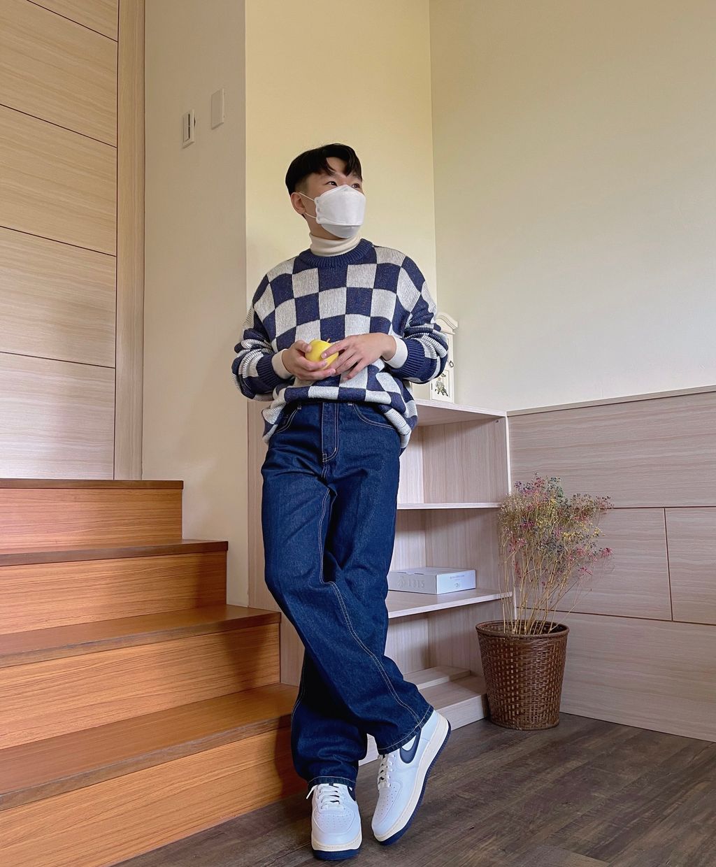 OPPAKOREA 日常牛仔寬褲 (5色)