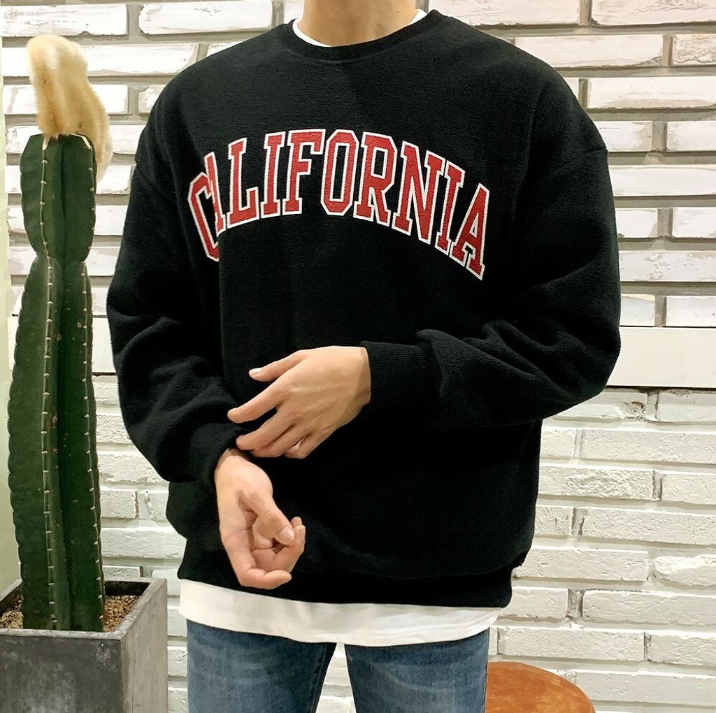 OPPAKOREA California 短毛絨衛衣 (4色)