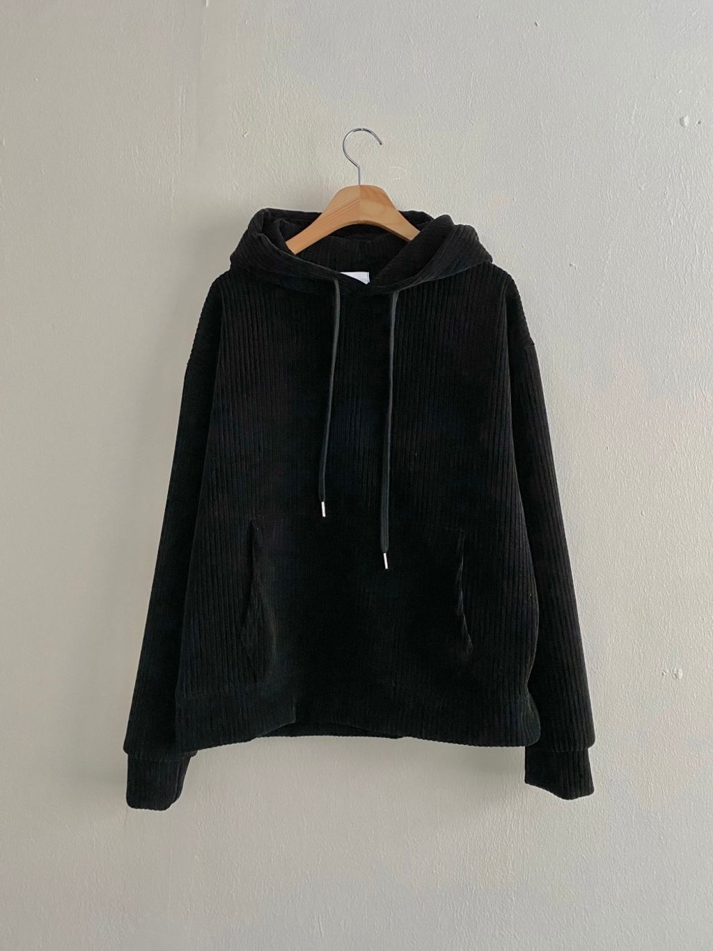 OPPAKOREA 柔軟粗條燈芯絨帽T(3色) (可搭配套裝)