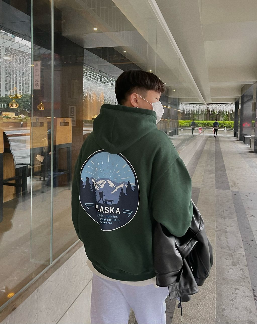 OPPAKOREA Alaska 刷毛連帽衛衣 (3色)