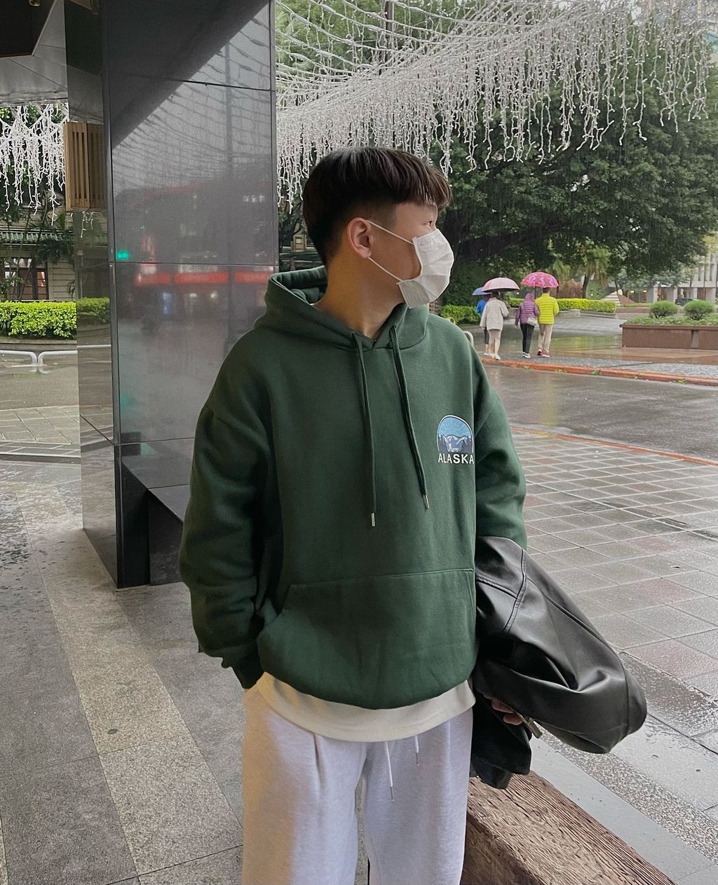 OPPAKOREA Alaska 刷毛連帽衛衣 (3色)