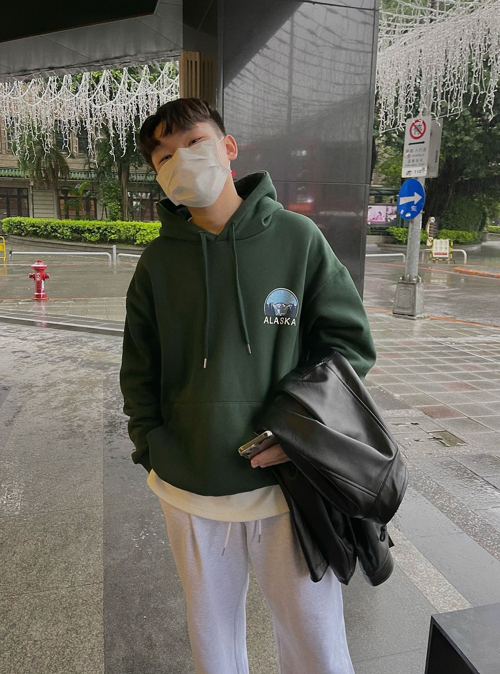 OPPAKOREA Alaska 刷毛連帽衛衣 (3色)