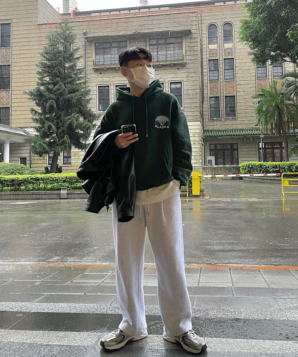 OPPAKOREA Alaska 刷毛連帽衛衣 (3色)
