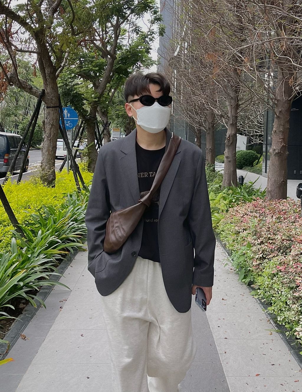 OPPAKOREA 2扣質感西裝外套 (2色)