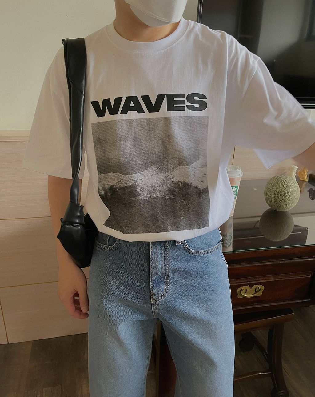 OPPAKOREA Waves 圖像短T (2色)