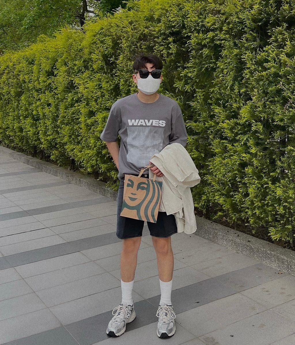 OPPAKOREA Waves 圖像短T (2色)