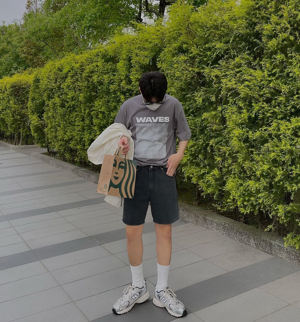 OPPAKOREA Waves 圖像短T (2色)