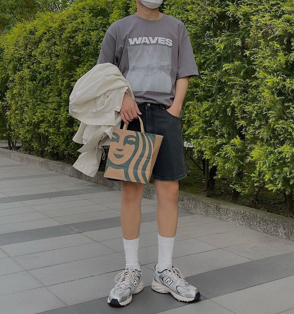 OPPAKOREA Waves 圖像短T (2色)