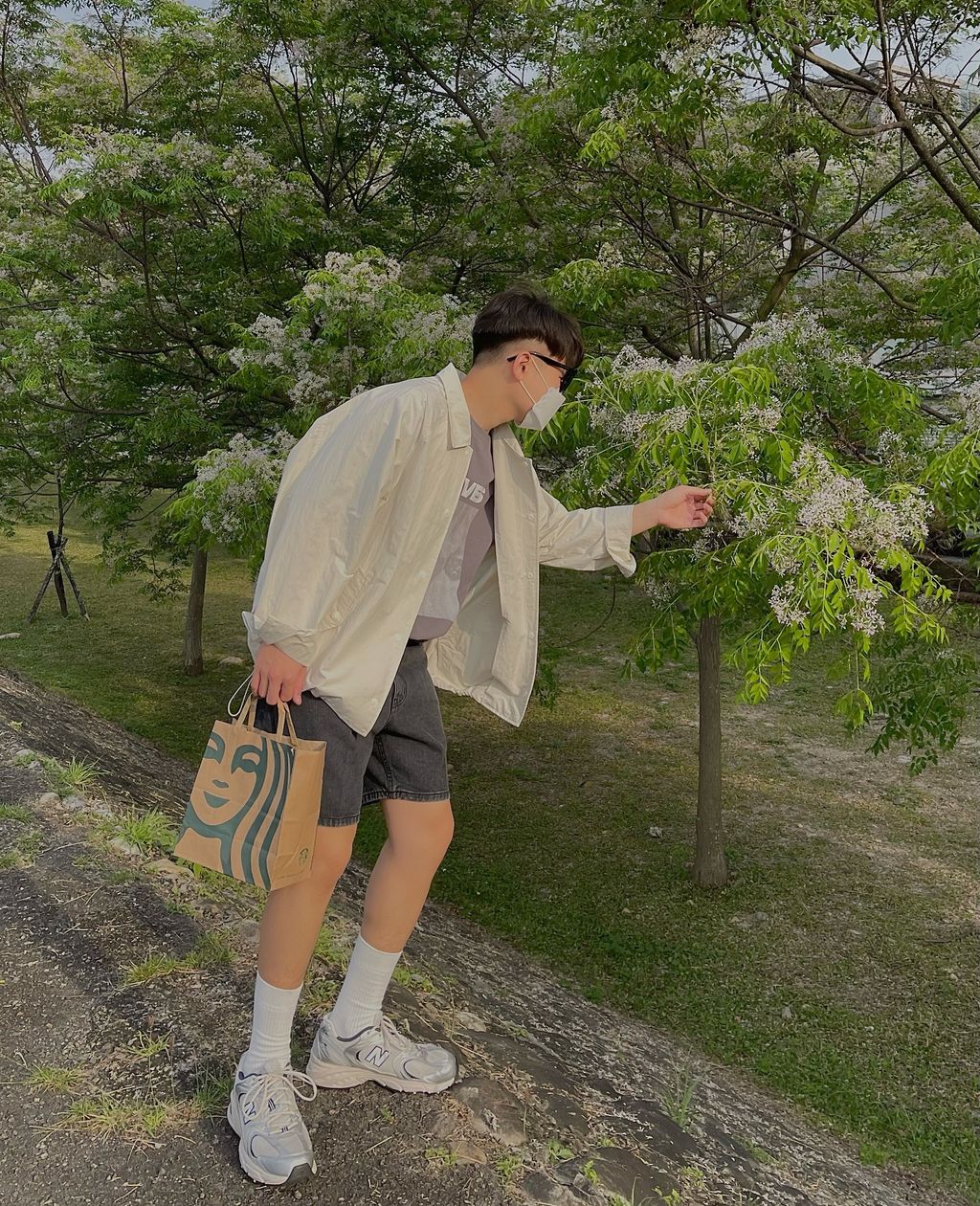 OPPAKOREA Waves 圖像短T (2色)