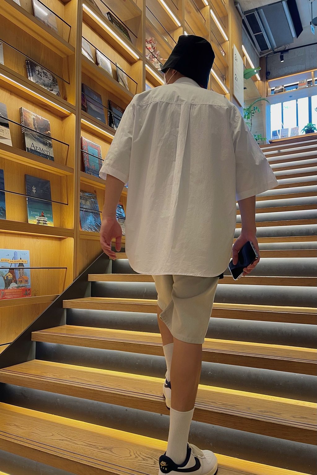 OPPAKOREA 高密度棉寬鬆短袖襯衫 (3色)