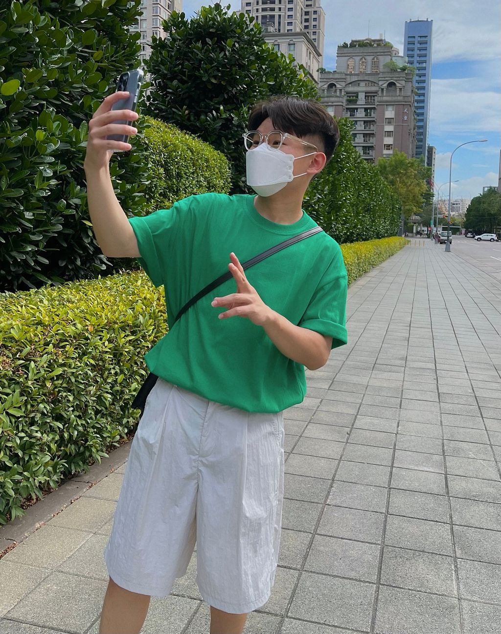 OPPAKOREA 細褶百慕達機能短褲 (3色)