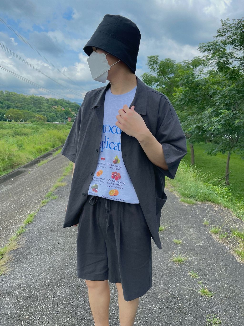 OPPAKOREA 亞麻深桶漁夫帽 (3色) (夏日推薦!!!)