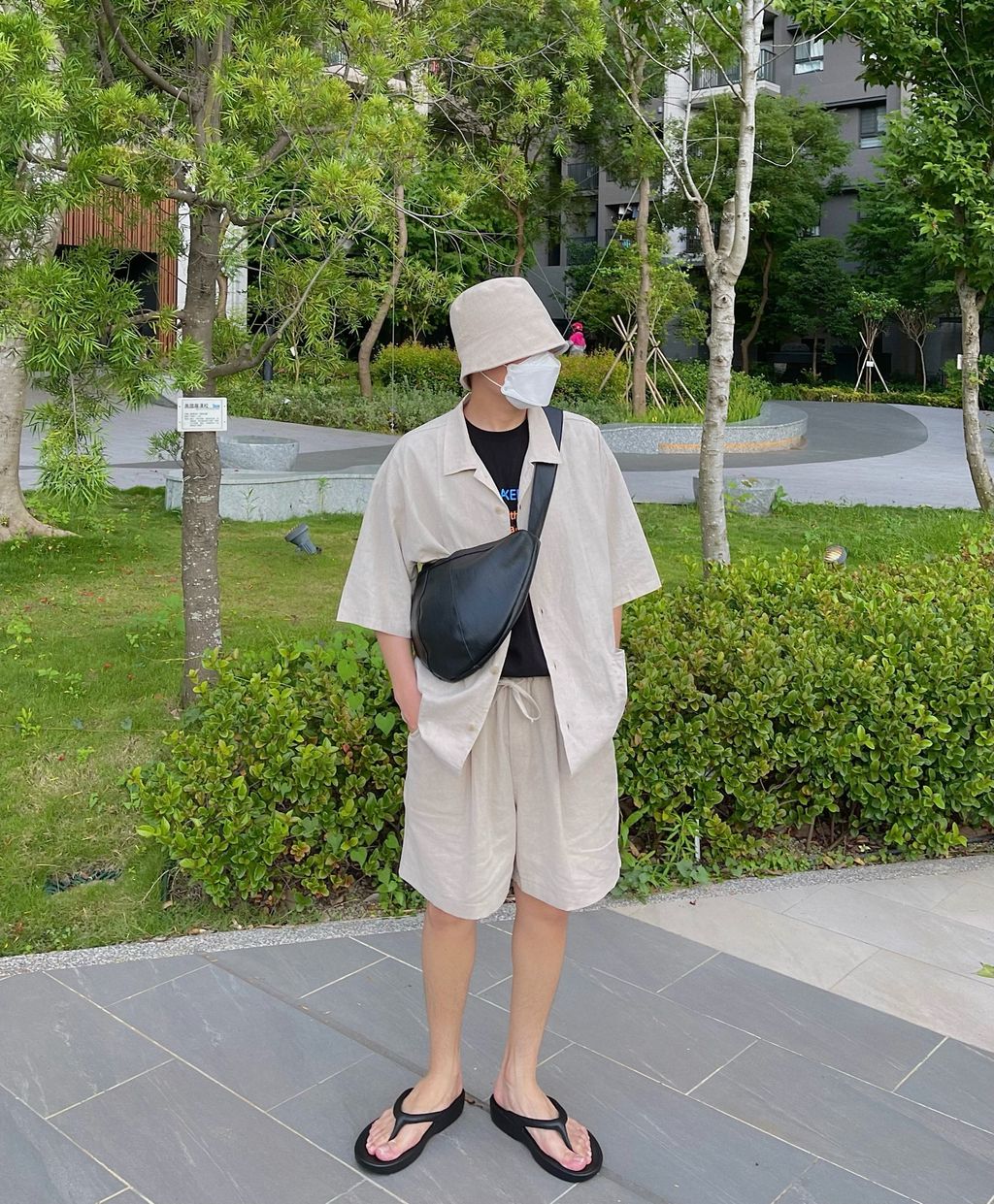 OPPAKOREA 亞麻深桶漁夫帽 (3色) (夏日推薦!!!)