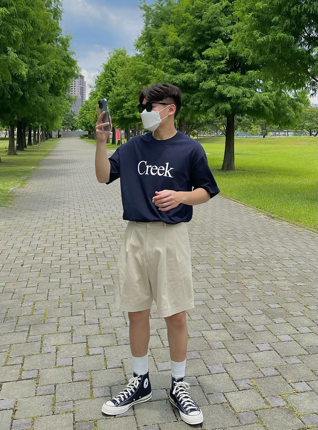 OPPAKOREA Creek 英字短T (4色)