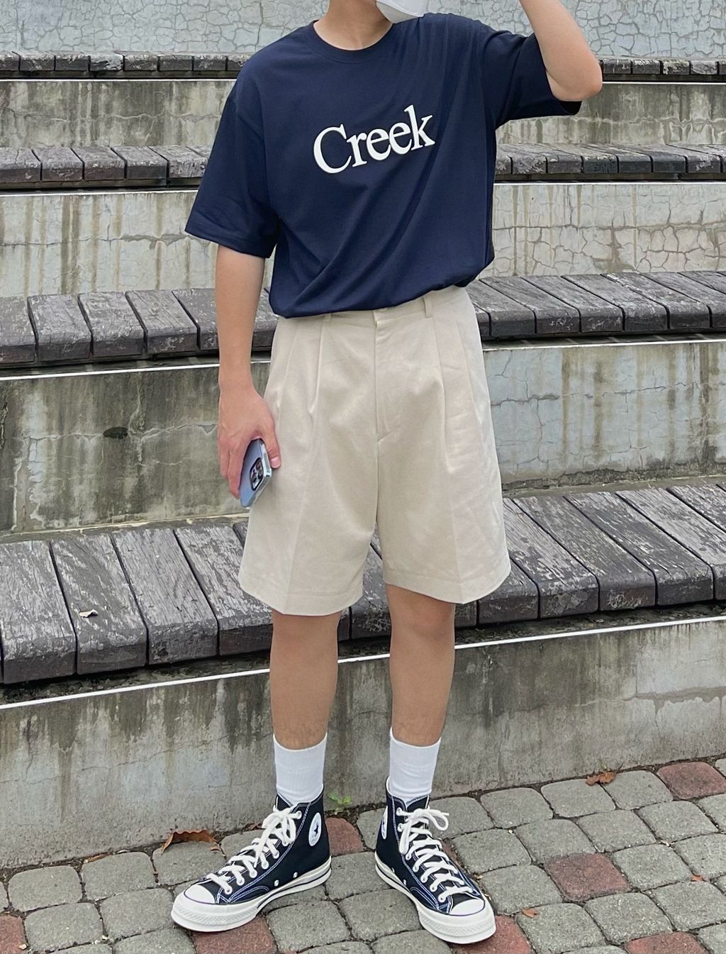 OPPAKOREA Creek 英字短T (4色)