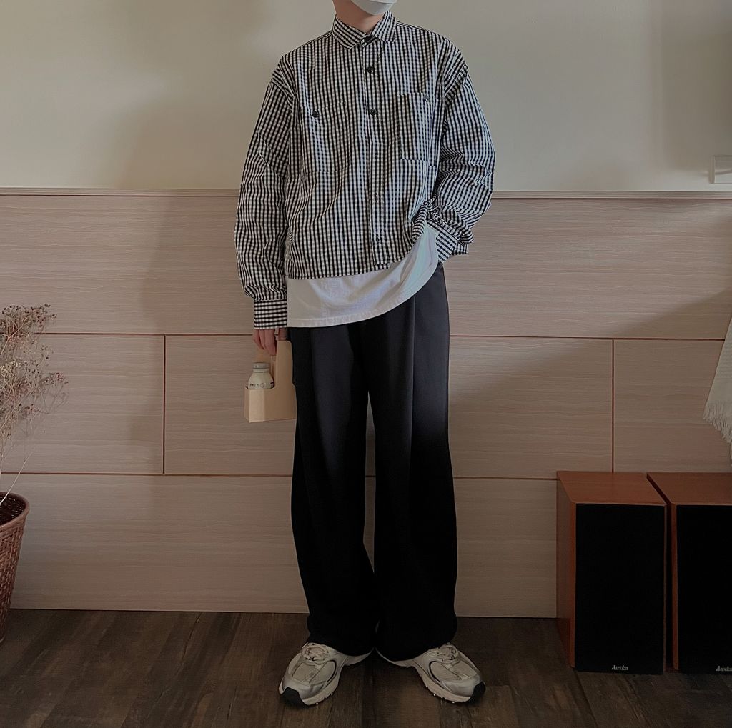 OPPAKOREA 大打褶厚磅棉寬褲 (5色) (日常推薦!!!)
