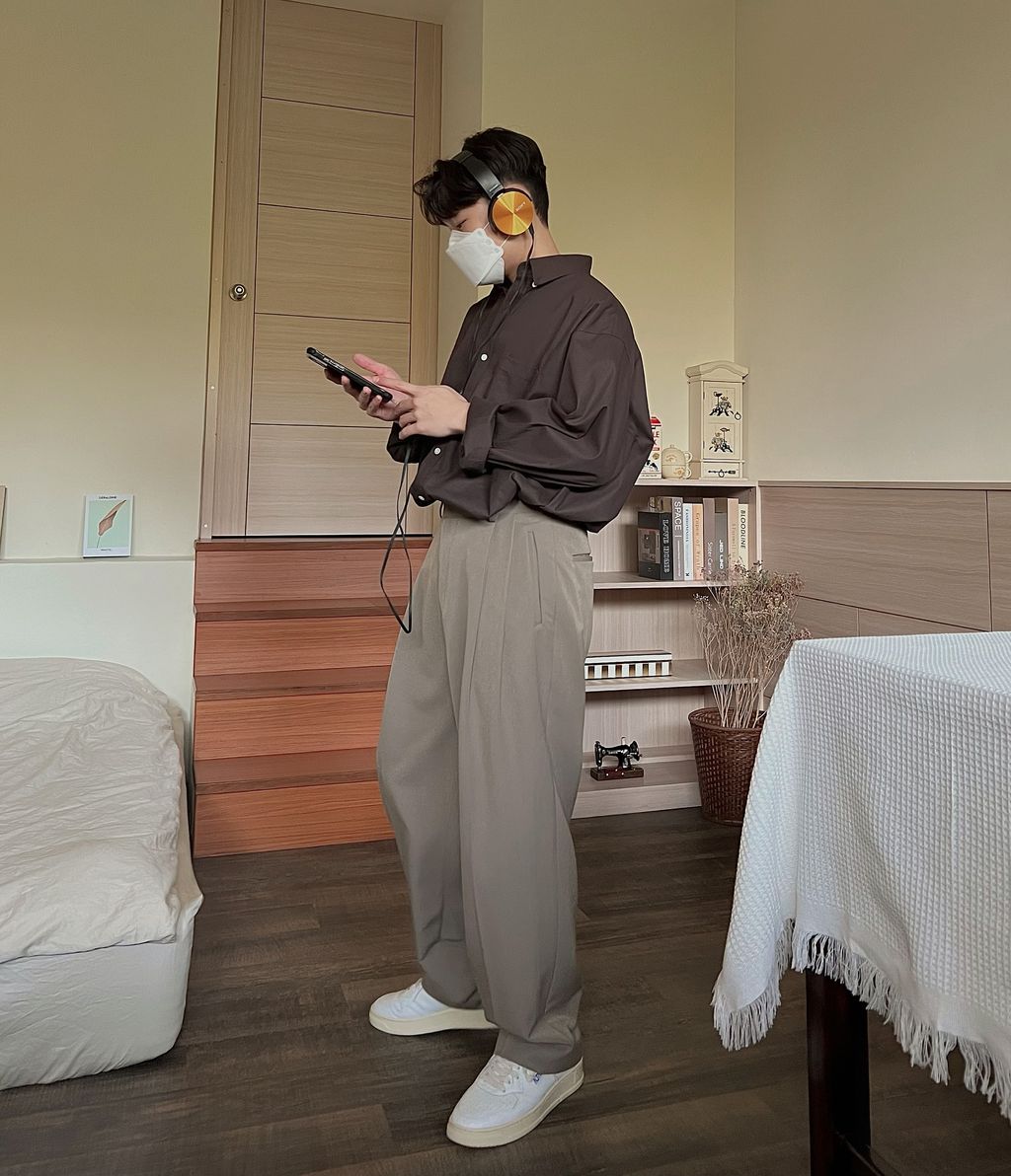OPPAKOREA Cozy 後鬆緊兩褶休閒寬褲 (3色) (極為推薦!!!)