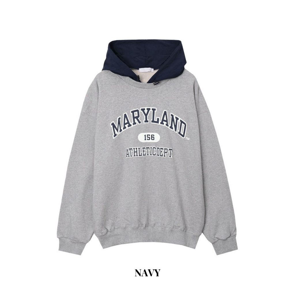 OPPAKOREA Maryland 拼接機能連帽衛衣 (3色) (可搭配套裝)