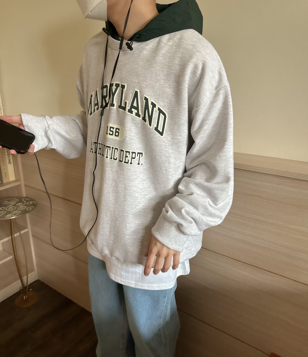 OPPAKOREA Maryland 拼接機能連帽衛衣 (3色) (可搭配套裝)