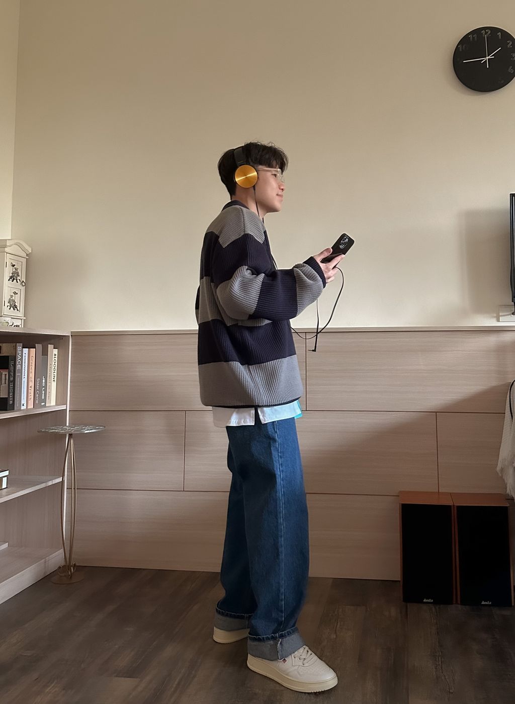 OPPAKOREA Daily 極簡中筒牛仔寬褲 (3色)