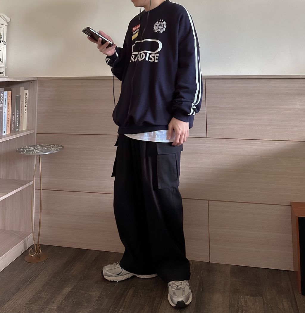 OPPAKOREA Society sporty sweatshirt (2色)