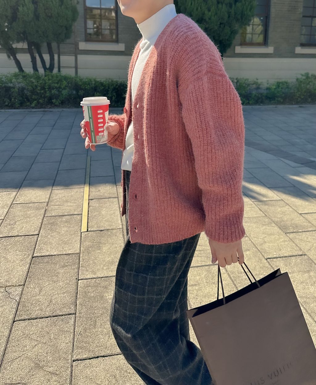 OPPAKOREA 混色厚磅開襟針織外套 (3色)