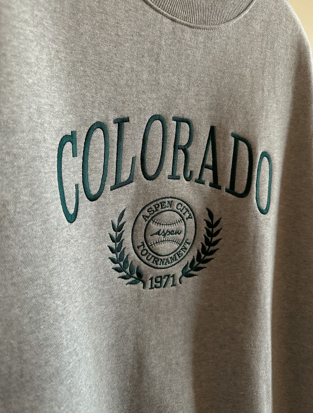 OPPAKOREA Colorado 刺繡刷毛衛衣 (3色)