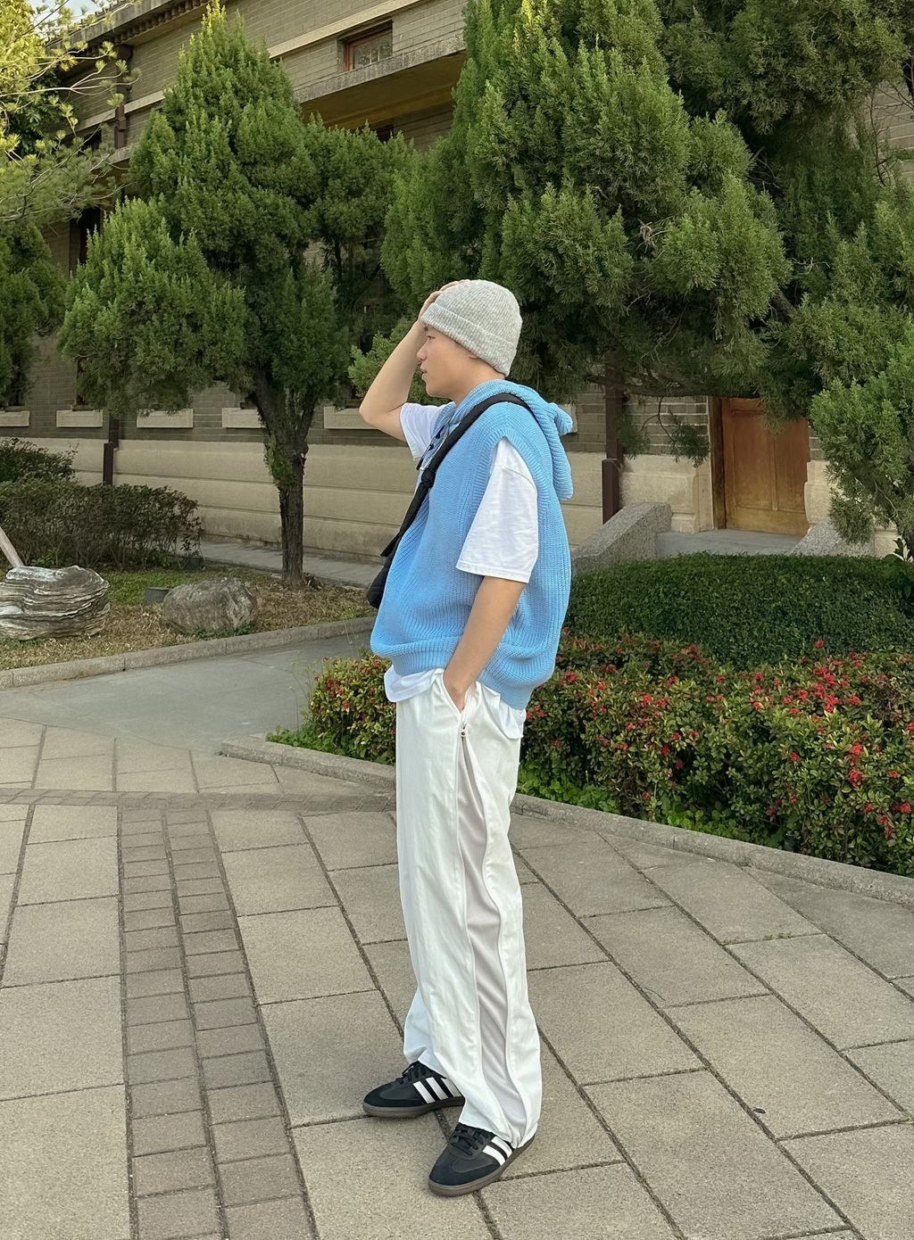 OPPAKOREA 連帽針織背心 (3色)