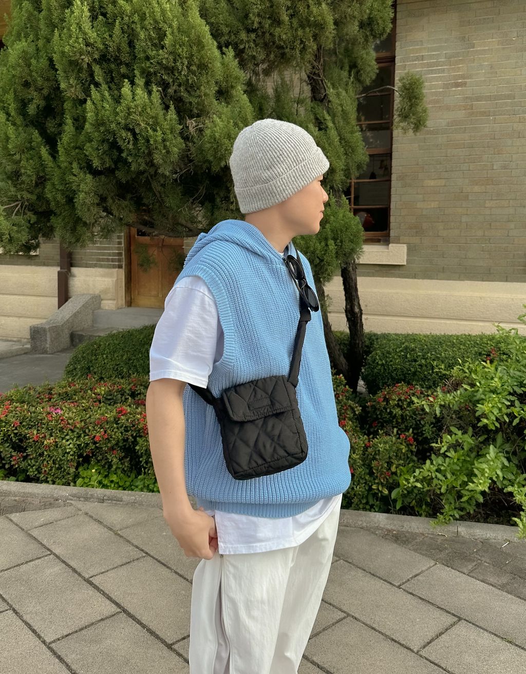 OPPAKOREA 連帽針織背心 (3色)