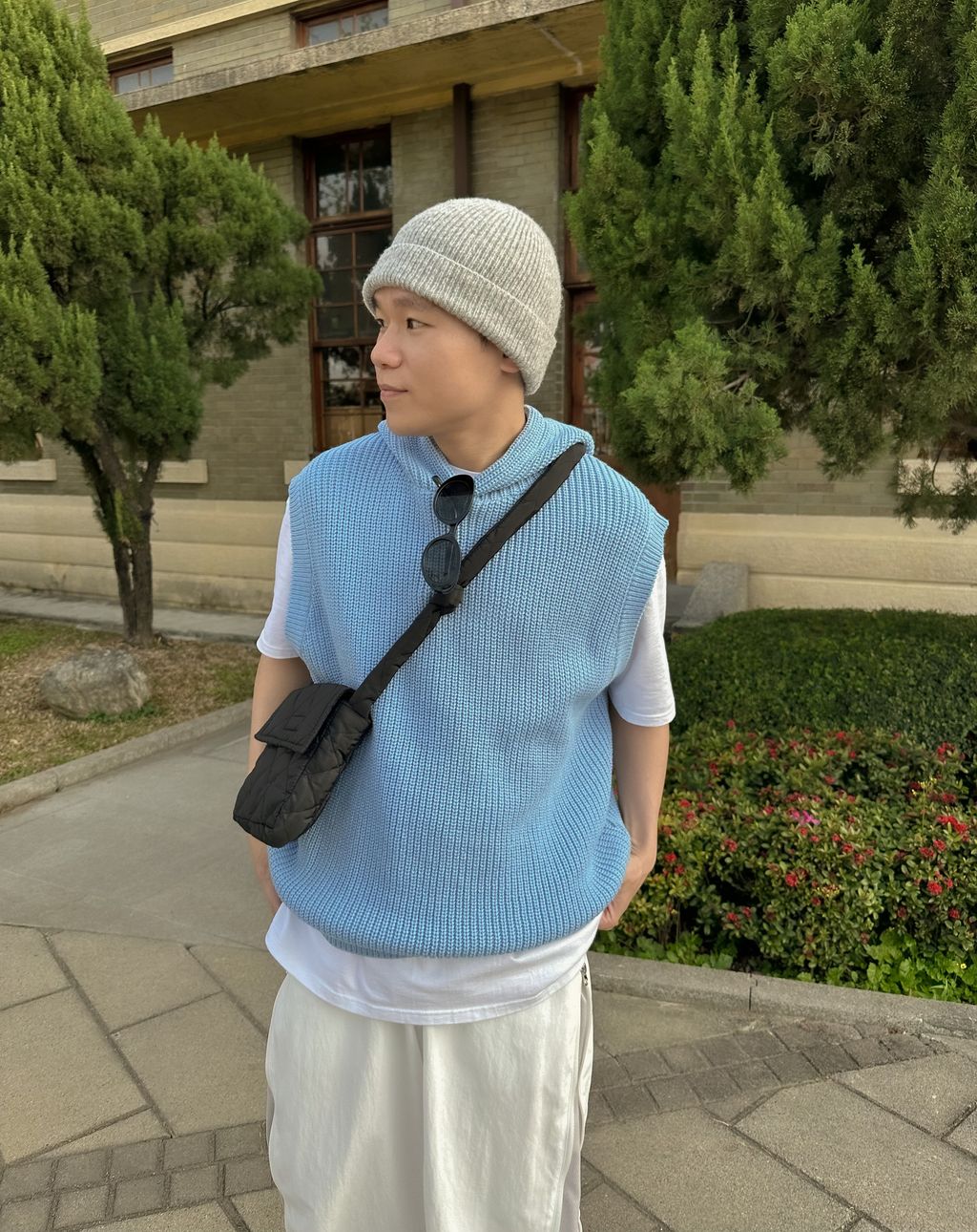 OPPAKOREA 連帽針織背心 (3色)