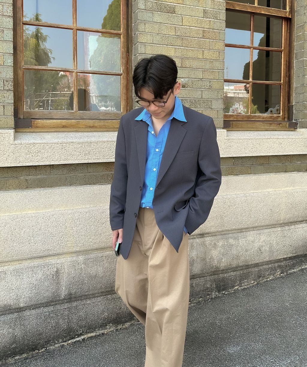 OPPAKOREA Modern 2扣西裝外套 (3色)