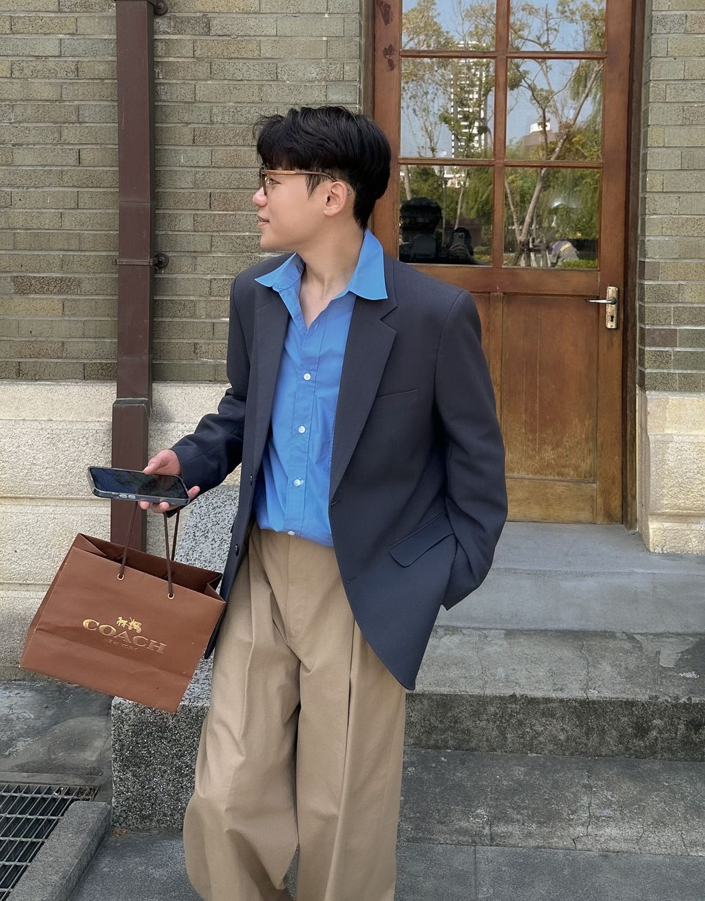 OPPAKOREA Modern 2扣西裝外套 (3色)