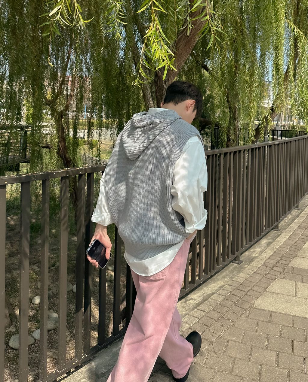 OPPAKOREA Comfy 口袋棉質襯衫 (3色) (優質高密度棉)