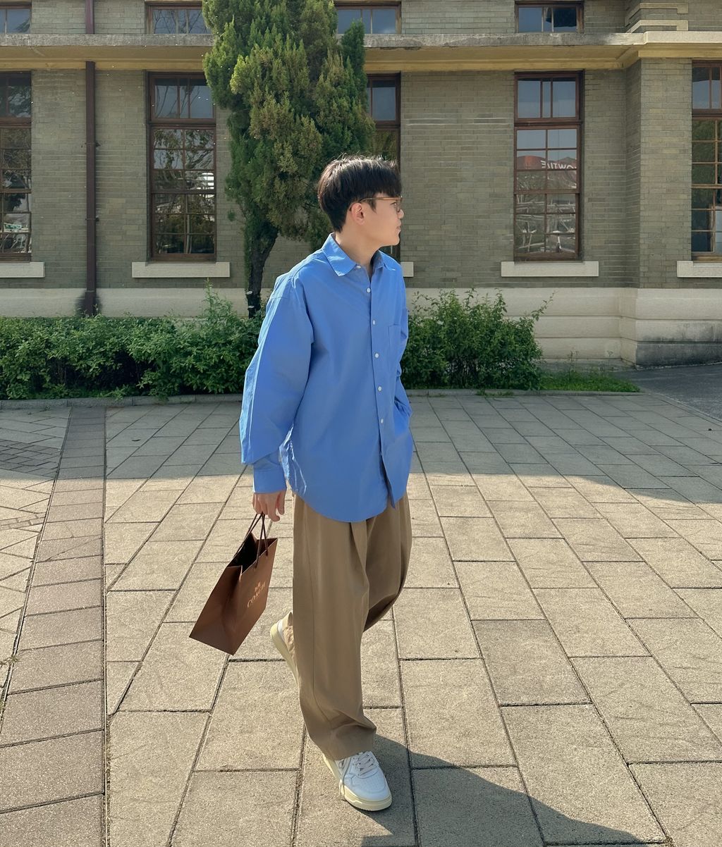 OPPAKOREA Comfy 口袋棉質襯衫 (3色) (優質高密度棉)