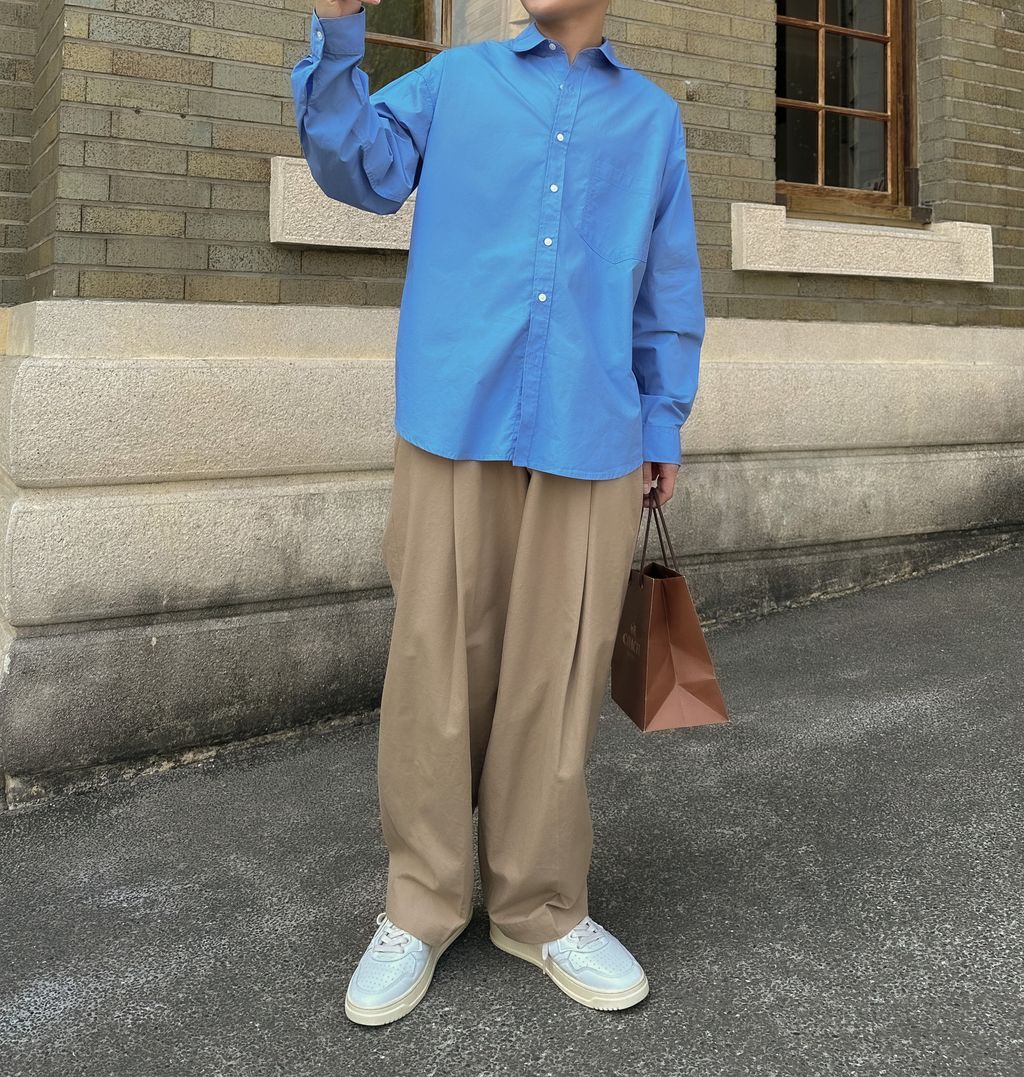 OPPAKOREA Comfy 口袋棉質襯衫 (3色) (優質高密度棉)