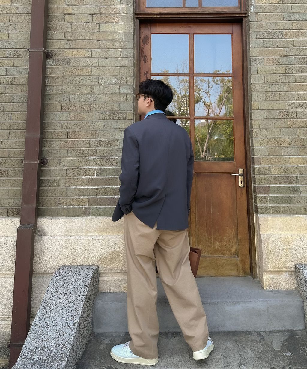 OPPAKOREA 大打褶棉質休閒寬褲 (4色) (日常推薦!!!)