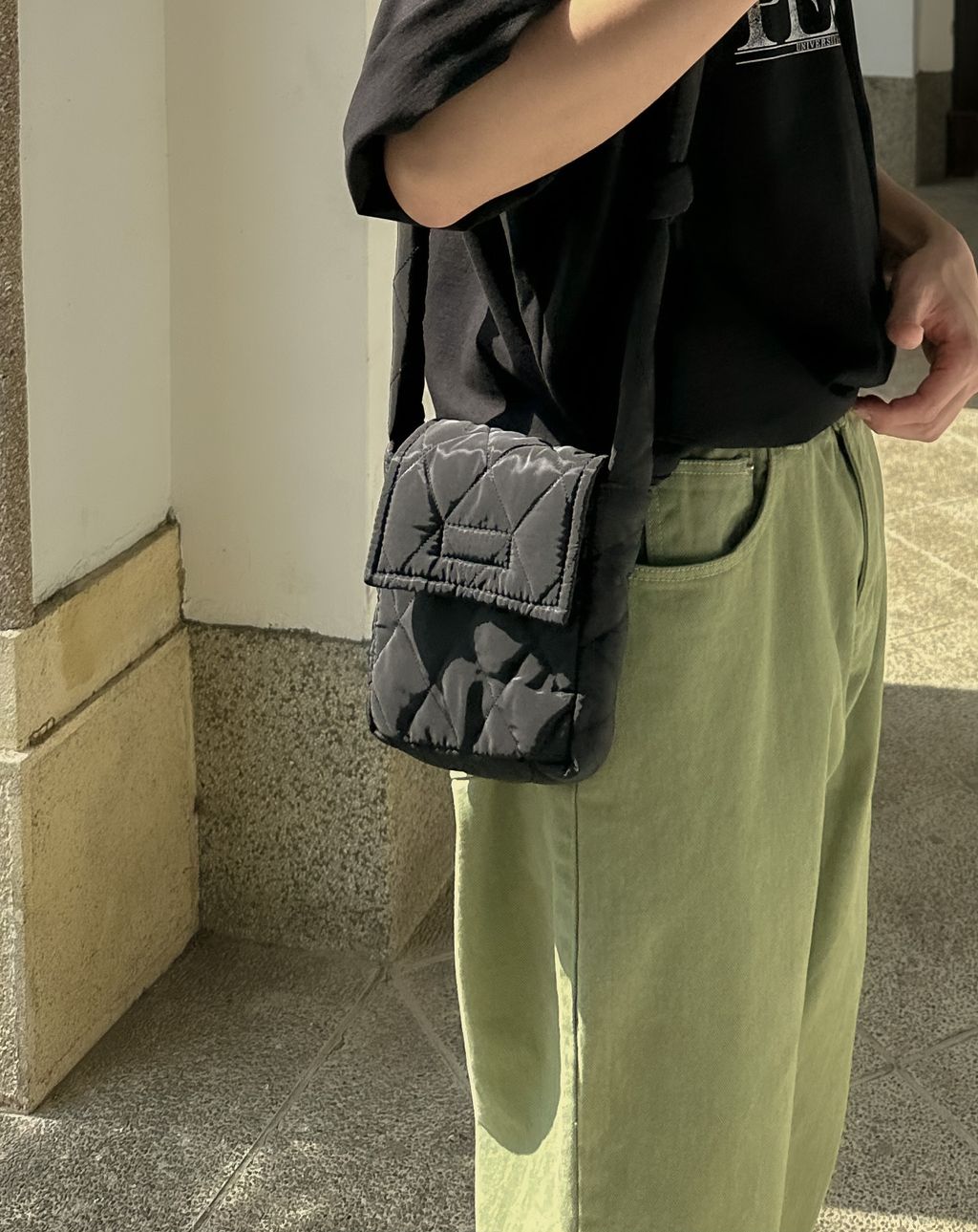 OPPAKOREA Mini 菱格鋪棉斜背包 (BEST!!!)