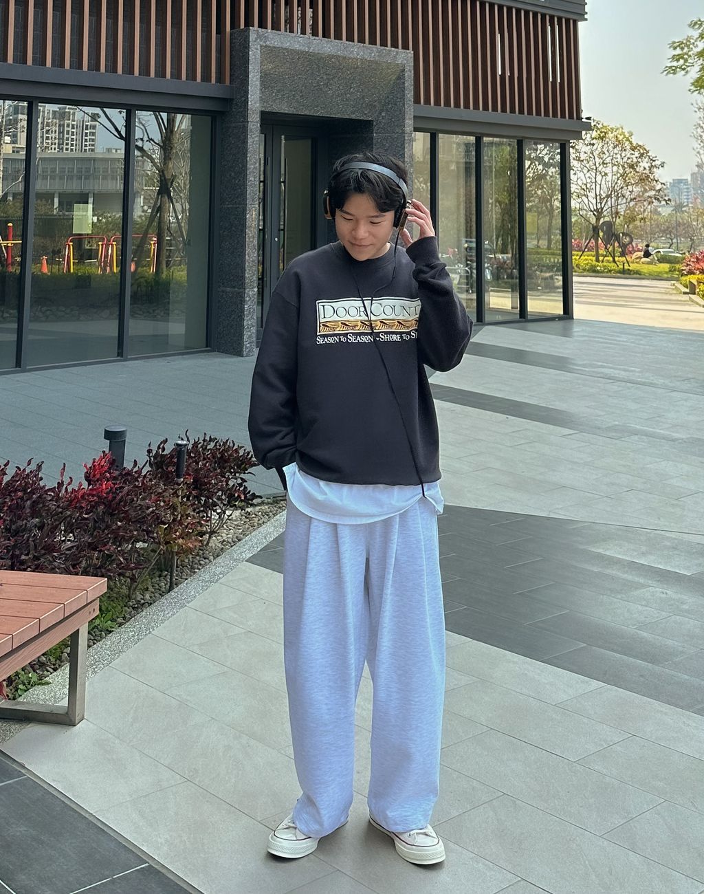 OPPAKOREA Door 發泡圖像衛衣 (4色)
