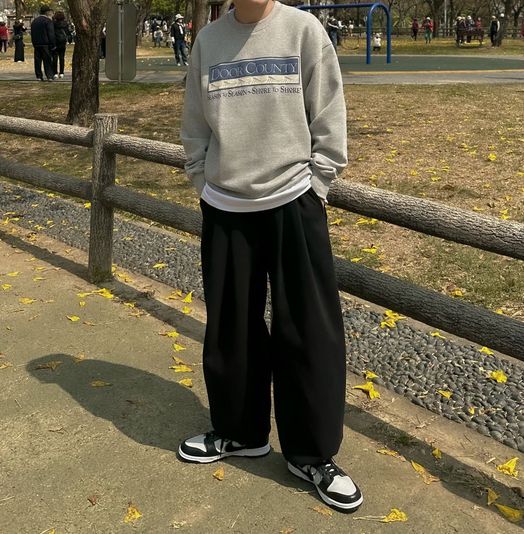 OPPAKOREA Door 發泡圖像衛衣 (4色)